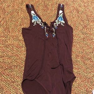 Lace-up bodysuit from American Eagle